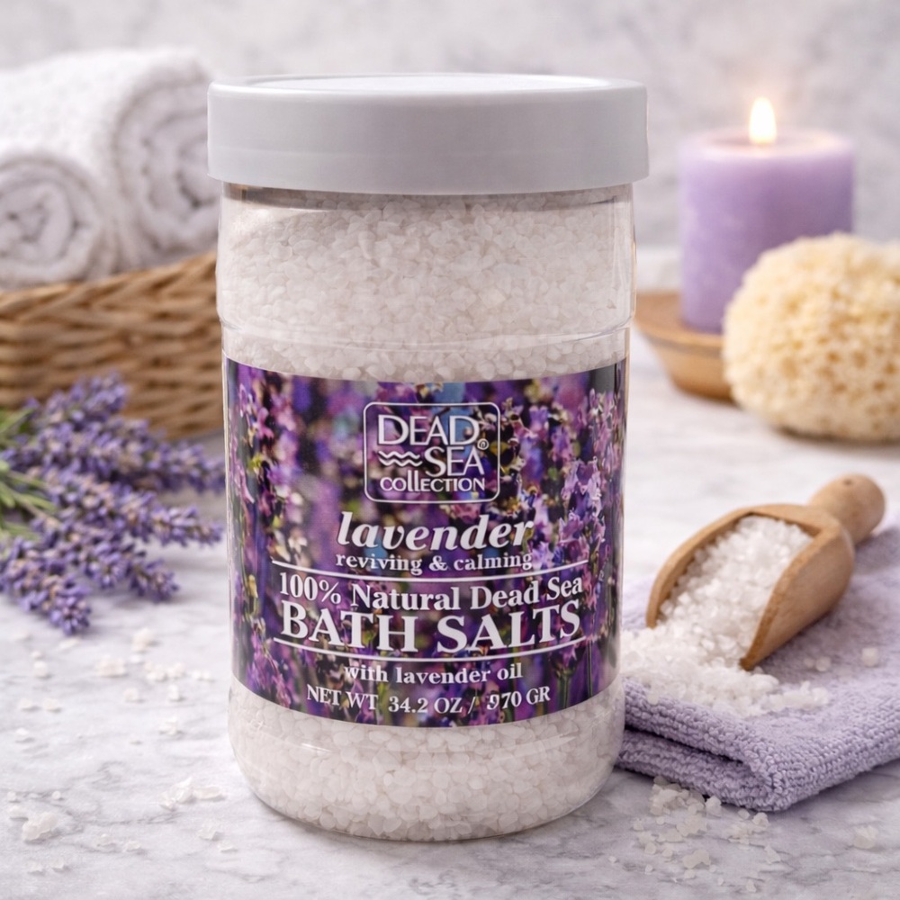Valentine’s Day Lavender - Dead Sea Collection lavender Bath Salts - 34.2 oz